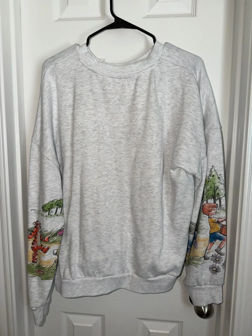 Winnie the Pooh & Friends Light Gray Scenic Sweatshirt - Picture 2 of 2